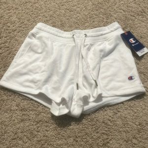 Women’s Size S Champion white sweat shorts - brand new with tags